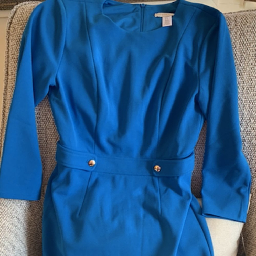 Maggy London - London Times Blue Dress